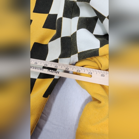 VINTAGE STERLING MARLIN #4 KODAK RACING MEN'S SWEATSHIRT WINSTON CUP XL YELLOW - Picture 13 of 16